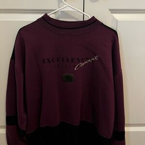 Men's Crewneck Sweater - Burgundy